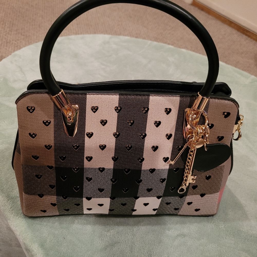 TAN MULTI COLOR PURSE